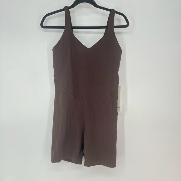 Lululemon Align Bodysuit Shorts 6" Espresso One Piece New With Tags - Picture 2 of 9